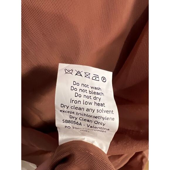 House of CB Valentina Mocha Asymmetric Cutout Midi Dress Size S Small - Picture 9 of 10